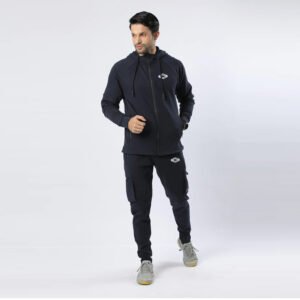 Sleek Polyester Tracksuit: Dynamic Activewear