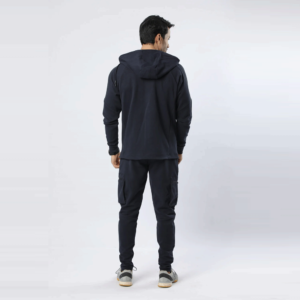 Sleek Polyester Tracksuit: Dynamic Activewear